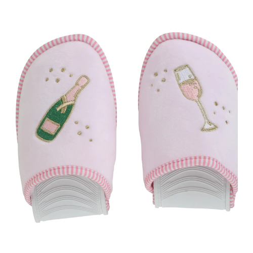 Champagne Foldable Travel Slippers