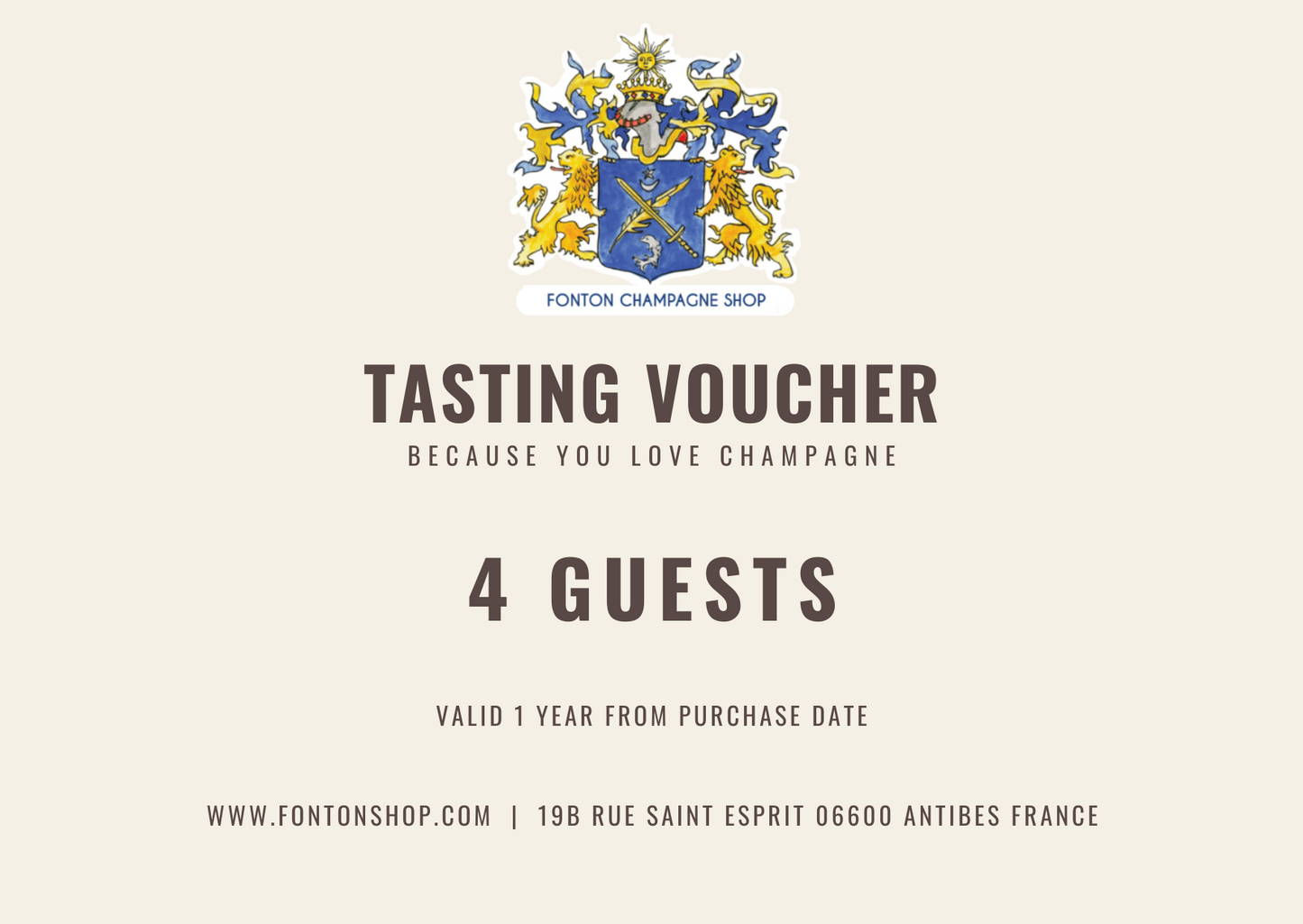 Tasting Gift Voucher