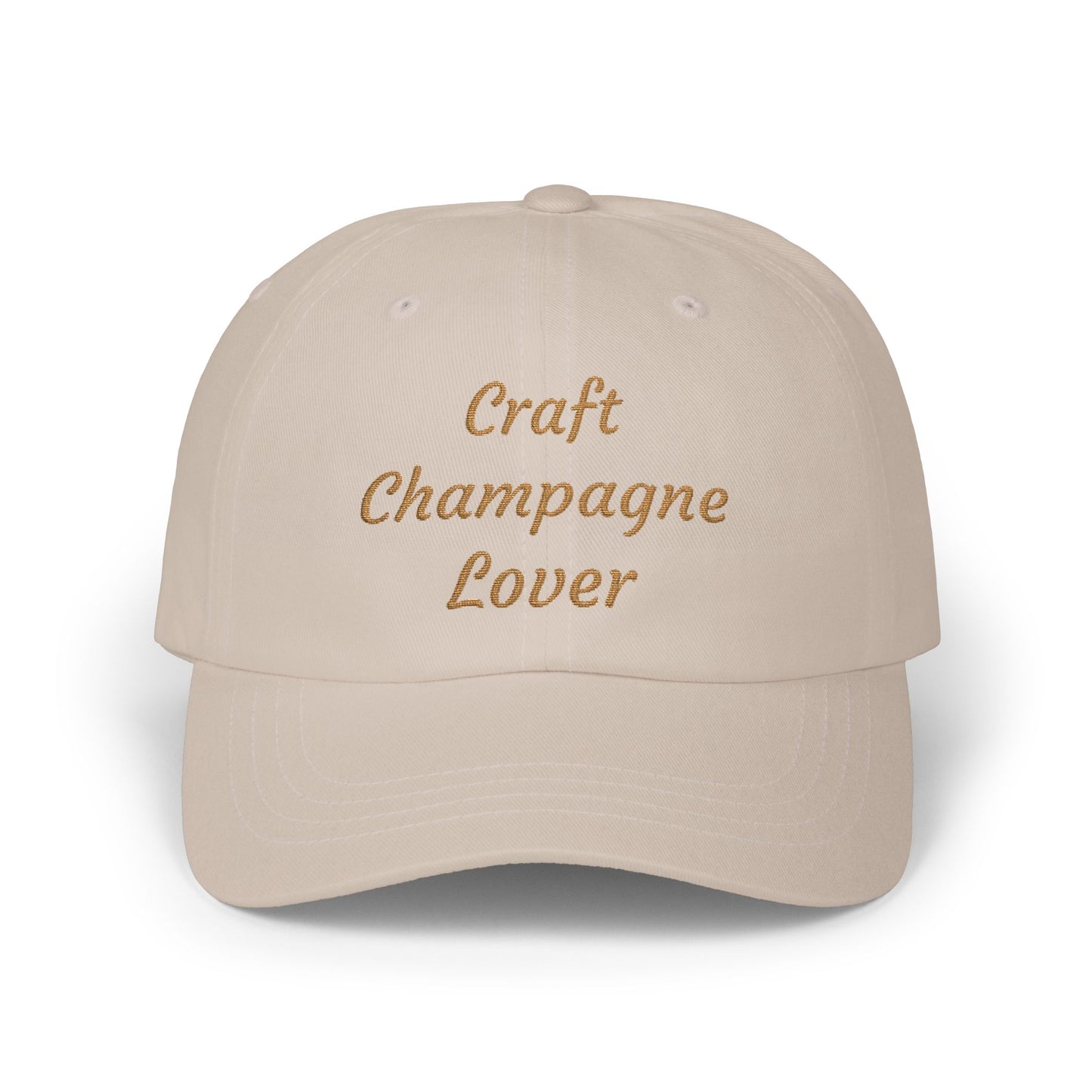 Craft Champagne Lover Embroidered Baseball Hat