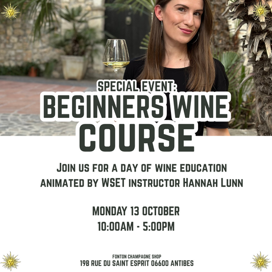 Beginners Wine Course Oct 13
