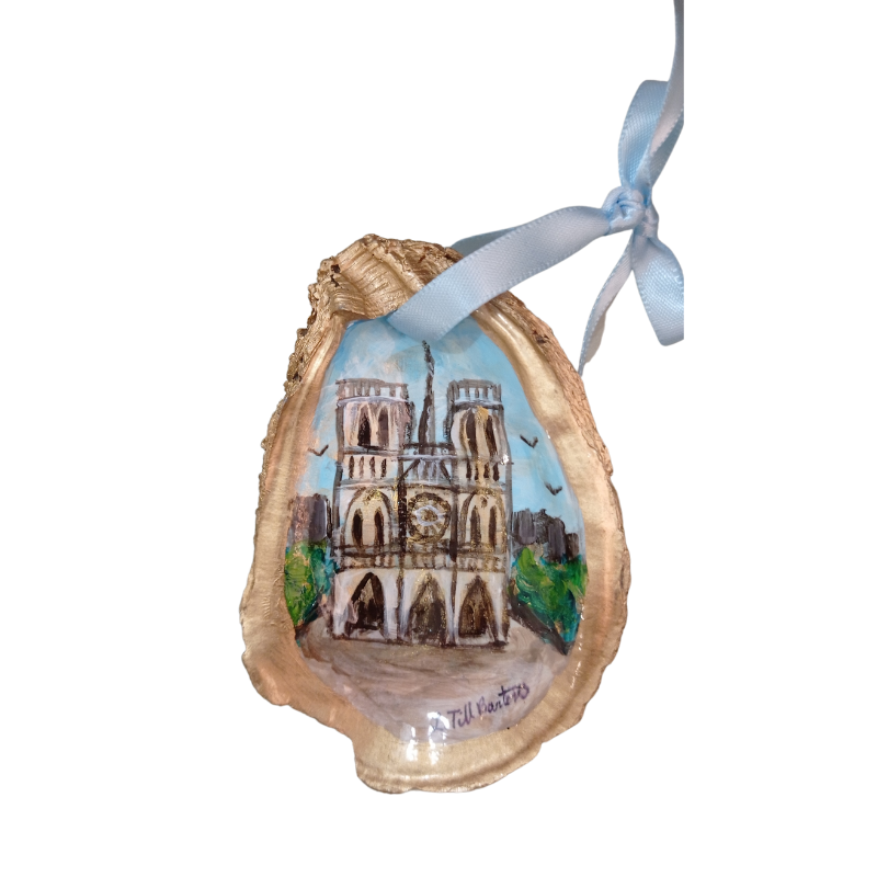 Oyster Ornament "NOTRE DAME"